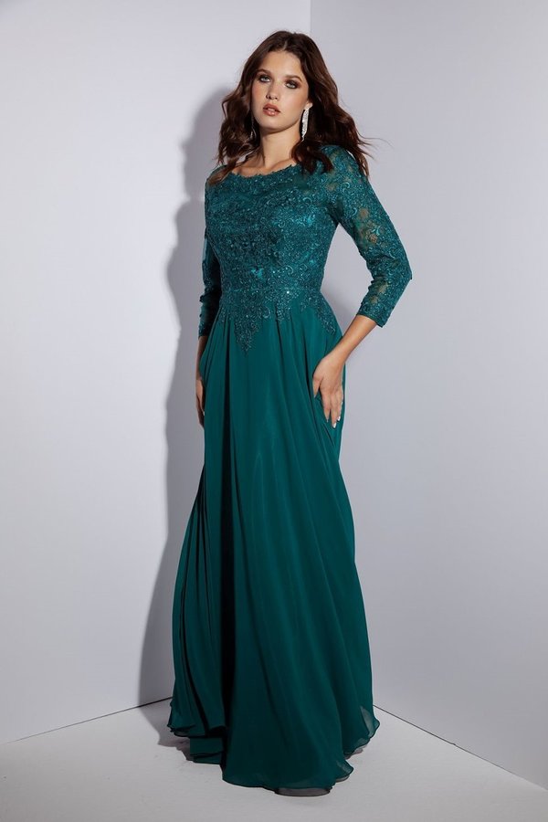 Navy Long Formal Chiffon Mother of the Bride Dress for $249.99